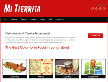 Tablet Screenshot of mitierritarestaurants.com